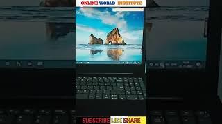 how to connect laptop to mobile hotspot || laptop me internet connect keaise kare || #laptop #shorts