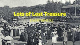 Treasure Hunting - Metal detecting Old Park Full of Lost Treasure!