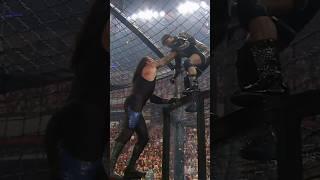 A very unique Chamber Chokeslam!
