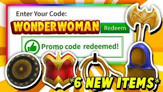 ALL NEW WORKING PROMO CODES AND FREE ITEMS IN ROBLOX! (June 2020) Wonder Woman Event 6 Free Items