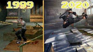 Evolution Of Tony Hawk Games 1999 2020