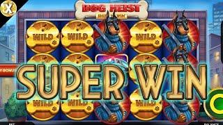 My MAX WIN  In The NEW Slot  Dog Heist Shift ‘N’ Win - Online Slot EPIC Big WIN - Booming Games