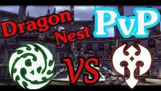 Dragon Nest ПвП Отступник vs Берсерк (ассассин, монах)