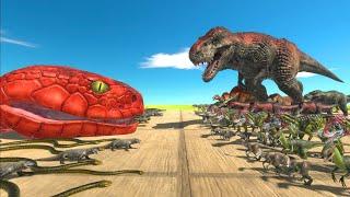 Reptiles Revolt - Defeat the Dinosaur King | Animal Revolt Battle Simulator