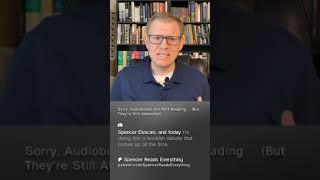 Sorry Audiobooks are NOT Reading #hottakes #booktube #audiobooks #reading