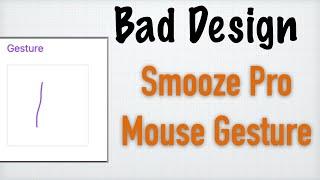 Bad Design - User Interface of Smooze Pro