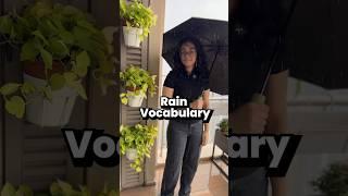 Rain Vocabulary ️ | Talking About Intensity #englishvocabulary #ananya #learnenglish #esl #letstalk