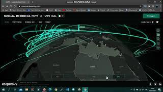 MAP | Kaspersky Cyberthreat real-time map cyber attack