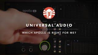 Which Universal Audio Apollo Is Right For Me?