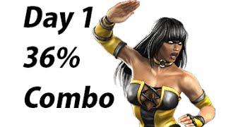 Tanya Day 1 Midscreen BnB Combo 36% (Kobu Jutsu) 60 FPS 1080P