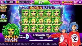 Slotomania Medusa Magic $125B Bet Special Feature!