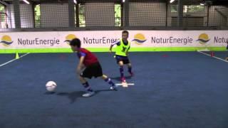 Fussballtraining: Zweikampfduell #1 - Spielform - Taktik