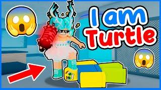 I became Turtles Wear Raincoats in Roblox Flee the facility!