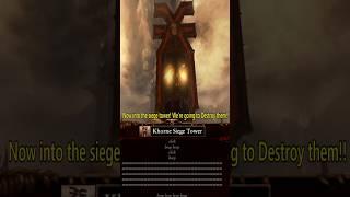 When the Undivided Chaos Warrior use Khorne's Siege Tower for the First Time and realise..