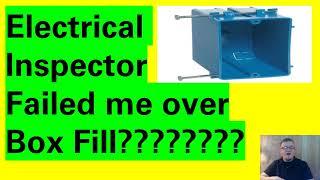 Box Fill Inspection Fail!! Electrical Pro Tip of the Day! Be a Pro. Learn From the Pros.