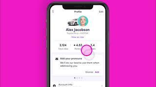 How to Add Pronouns in the Lyft App (Drivers)