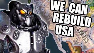 Enclave Rebuilds USA in HoI4 Old World Blues