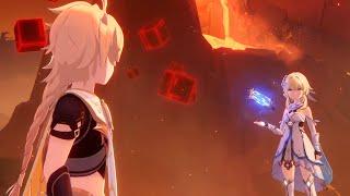 Genshin Impact 5.7 - Aether & Lumine Meeting in Khaenri'ah