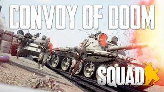 T-62 Convoy of Doom DESTROYS ENEMY ARMOUR | Squad Tank Gameplay on Mutaha