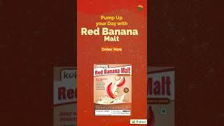 RED BANANA MALT NEWLY LAUNCHED | WWW.ORGKANIC.COM | #healthfood  #aloevera #malt #healthdrink