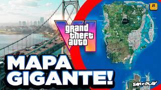 Карта GTA 6 будет ОГРОМНОЙ! - Моддер показывает, сколько времени нужно, чтобы пересечь карту. #gta6