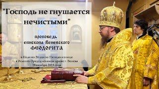 "Господь не гнушается нечистыми". Епископ Феодорит Тихонов.