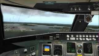 Delta CRJ-200 Landing at LaGuardia Airport NYC