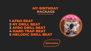 MY BIRTHDAR PACKAGE  [ FREE 5 DIFFERENT BEATZ | INSTRUMENTAIS  ]