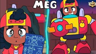 BRAWL STARS ANIMATION - MEG ORIGIN