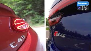 2017 Audi S4 vs. C43 AMG - SOUND-Battle (60FPS)