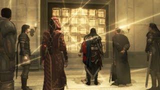 Codex Pages Deciphered: Ezio, Mario, Paola, Machiavelli Gather at Villa's Wall (Assassin's Creed 2)