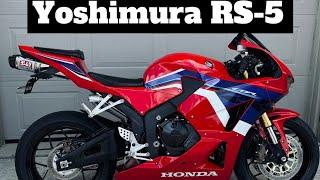 How to install the Yoshimura RS-5 Exhaust on a 2024 Honda CBR600RR | Installation | New Parts