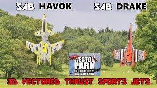 3D VECTORED THRUST - SAB AVIO ANTARCTICA K175 DRAKE & M169 HAVOK SPORTS TURBINE JETS - WESTON - 2019