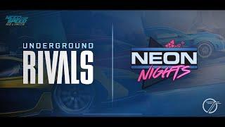 Need For Speed: No Limits Underground Rivals Neon Nights all 3 S tier division + Rival tier