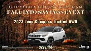 Fall Into Luxury: Lease the 2023 Jeep Compass Limited AWD | Gengras Chrysler Dodge Jeep Ram