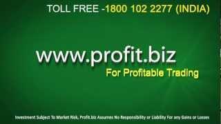 profit.biz advertisement  on CNBC awaaz -get free trading tips