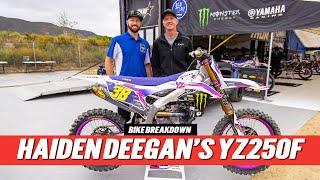 "We Have Altitude Engines." Haiden Deegan's Yamaha YZ250F | Bike Breakdown