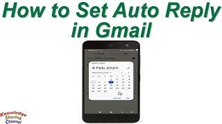 How to Set Out of Office in Gmail ! Set Auto Reply in Gmail