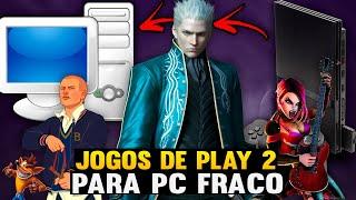 10 JOGOS DE PS2 PARA PC FRACO  (JOGOS LEVES E CLÁSSICOS)