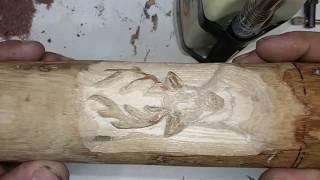 oooh deer Jerrys WoodShop and Outdoors ferro rod handle