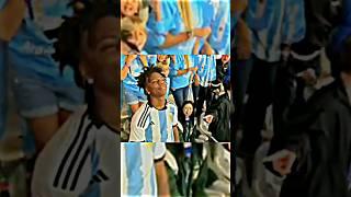 ishowspeed surprises everyone and wears Argentina shirt 