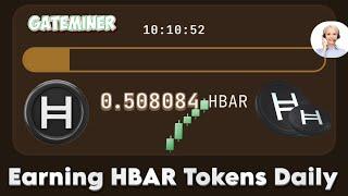 Gate Miner Review | How I’m Mining Hedera (HBAR) Tokens Daily | Easy Passive Income