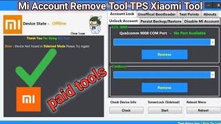 Mi Account Remove Tool TPS Xiaomi Tool/ALL TECH BANGLA#miaccount #remove