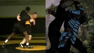 Wrestling Throws in Skyrim