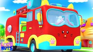 Wheels On The Firetruck + More Vehicles Songs and Nursery Rhymes for Kids