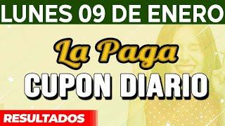 Resultado del sorteo Cupón Diario del Lunes 9 de Enero del 2023.