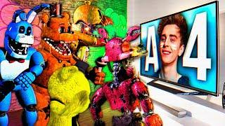 FNAF АНИМАТРОНИКИ СМОТРЯТ ВЛАДА А4 ФНАФ !!!