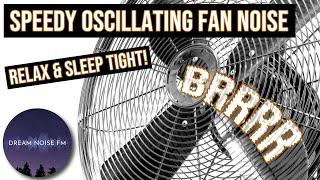 GREAT OSCILLATING FAN NOISE FOR SLEEPING  | BLACK SCREEN - 10 HOURS