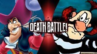 Fan Made DEATH BATTLE Trailer: Captain Hook vs Barmaley (Peter Pan vs Dr Powderpill)