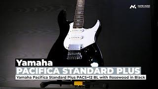 Yamaha Pacifica Standard Plus PACS12 BL with Rosewood in Black